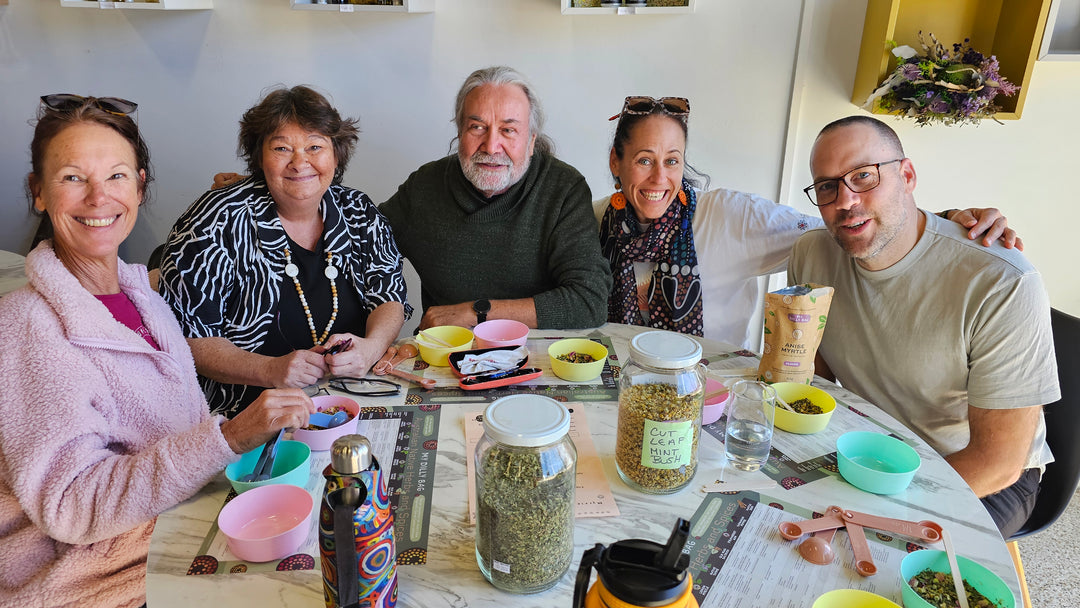 NATIVE TEA WORKSHOP WITH AUNTY DALE