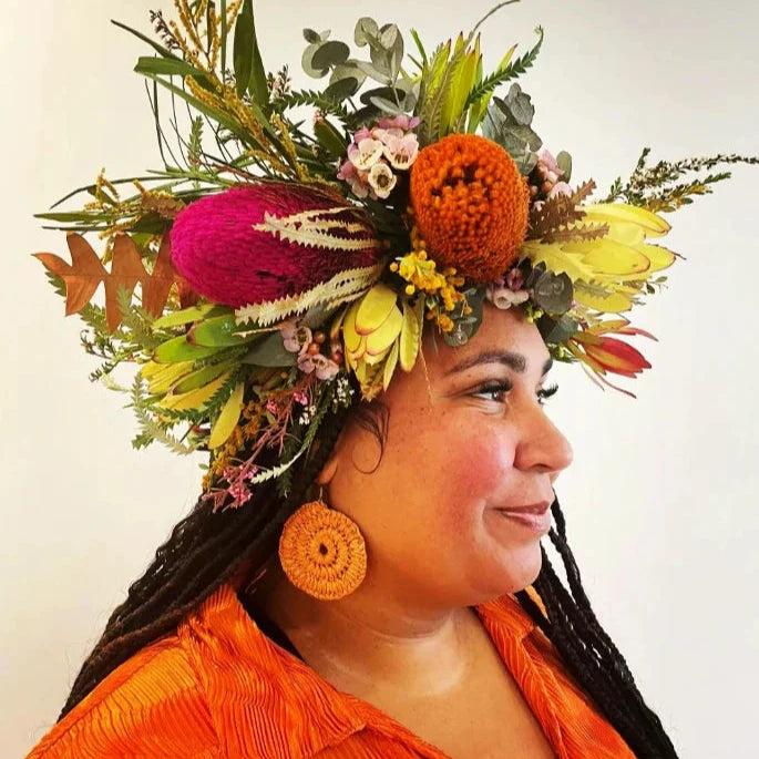 GATHAA – Floral Forage & Design with Blak Botanics — event artwork, Glenview, QLD